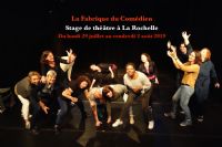 Stage théâtre impro La Rochelle août 2019. Du 29 juillet au 2 août 2019 à La Rochelle. Charente-Maritime.  10H00